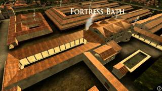 Animation of ancient Roman Fort in Caerleon Wales [upl. by Neehsuan]