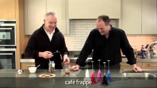 How to make a frappé coffee using an aerolatte milk frother [upl. by Sidnee]