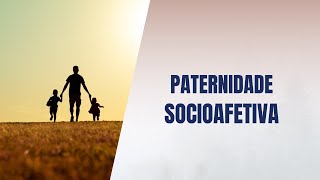 Paternidade socioafetiva [upl. by Niccolo]