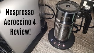 Nespresso Aeroccino 4 Milk Frother Review  Worth upgrading from the Aeroccino 3 [upl. by Ivie]