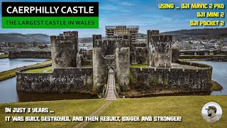 Caerphilly Castle  The Largest in Wales 2nd in Britain [upl. by Ylliw522]