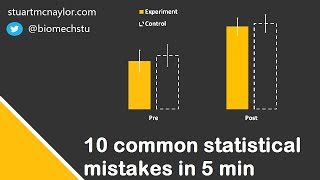 Ten Statistical Mistakes in 5 Min [upl. by Kries]