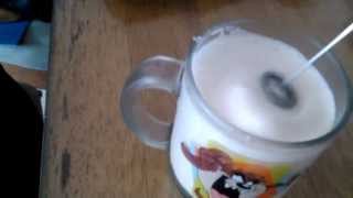 Aerolatte Review Frothing Cold Milk In Under 1 Minute [upl. by Novej]